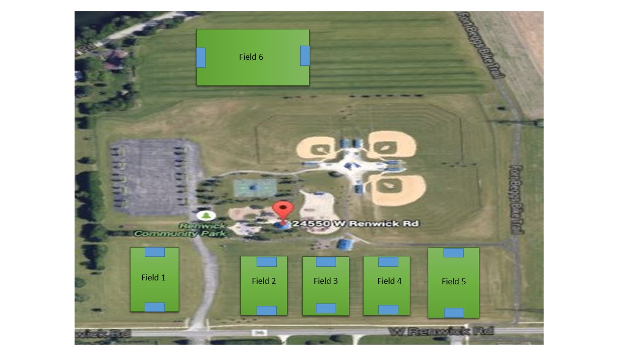Renwick Park Field Map & Directions